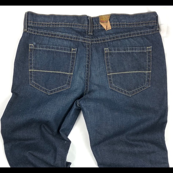 NEW OLD NAVY Bootcut Denim Blue Jean Pants Size 8 - Picture 3 of 4